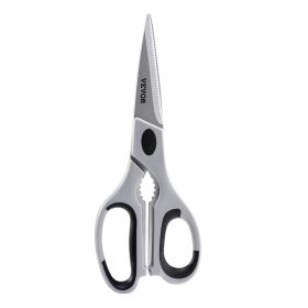 Kitchen Scissors, Durable Stainless Steel Kitchen Shears with Protective Sheath, Heavy Duty Cooking Shears Soft Grip Comfort Handle