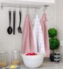Towels - Kitchen Towels 12 Pack, 15 x 25 Inches, 100% Ring Spun Cotton Super Soft and Absorbent Linen Dish, Tea and Bar Towels Set, Dusty Pink