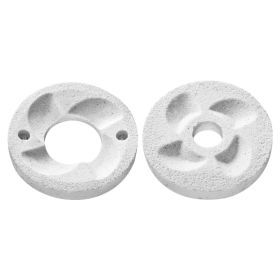 2PCS Grinding Sheets for Electric Grain Mill Grinder, Marble Dry & Wet Grinding Discs