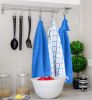 Towels - Kitchen Towels 12 Pack, 15 x 25 Inches, 100% Ring Spun Cotton Super Soft and Absorbent Linen Dish, Tea and Bar Towels Set, Blue