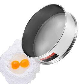 Flour Sieve Fine Mesh, 40 Mesh Flour Sifter, 304 Stainless Steel Fine Mesh Sifter Food-grade, Dia. 12.6" Fine Mesh Strainers for Baking