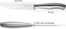 Steak Knife Set Dishwasher Safe High Carbon Stainless