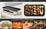 Smokeless Indoor Electric Grill with Removable Non-Stick Plate, 1500W Portable BBQ Griddle, Dishwasher Safe, Hot Pot Cooking, Kitchen Essential
