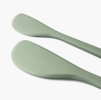 2pc Silicone Spatula Set : Kitchen Utensil Set, Dishwasher-Safe, Adult Cooking Tools
